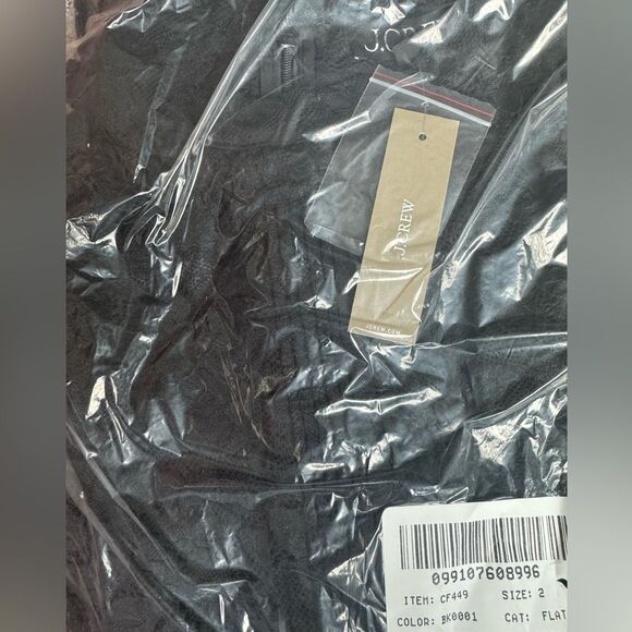 NWT J CREW Lace mockneck top in black - Picture 8 of 8